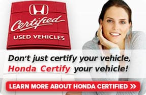 Honda Certified Used Cars